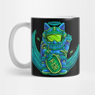 SPACE ASTRO LUCKY CAT ORNAMENT Mug